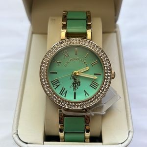U.S. Polo Assn - sea green watch